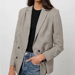 Rails Jac blazer in honey plaid